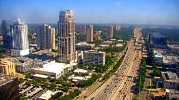 Weather camera view of Amegy Bank of Texas.
