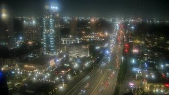 Weather camera view of Amegy Bank of Texas.