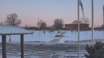Weather camera view of Adrian Public Schools.