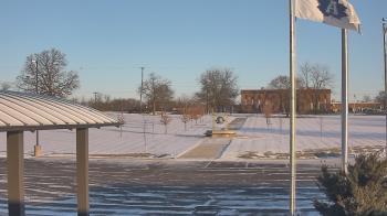 Weather camera view of Adrian Public Schools.