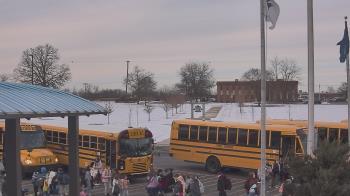 Weather camera view of Adrian Public Schools.