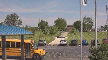 Weather camera view of Adrian Public Schools.