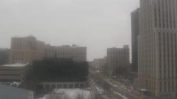 Weather camera view of Akron-Summit County Public Library.