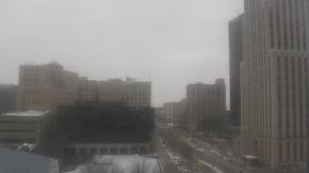 Weather camera view of Akron-Summit County Public Library.