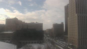 Weather camera view of Akron-Summit County Public Library.