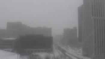 Weather camera view of Akron-Summit County Public Library.