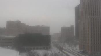 Weather camera view of Akron-Summit County Public Library.