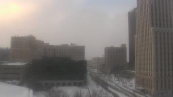 Weather camera view of Akron-Summit County Public Library.