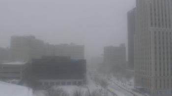 Weather camera view of Akron-Summit County Public Library.