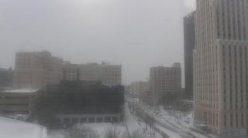 Weather camera view of Akron-Summit County Public Library.