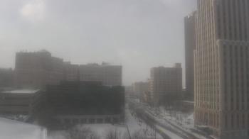 Weather camera view of Akron-Summit County Public Library.