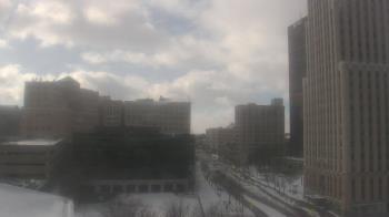 Weather camera view of Akron-Summit County Public Library.