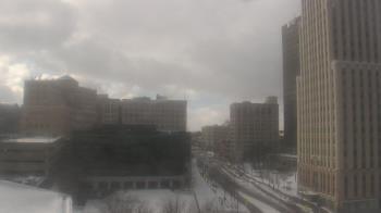Weather camera view of Akron-Summit County Public Library.