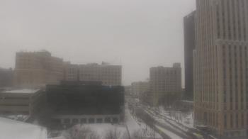 Weather camera view of Akron-Summit County Public Library.