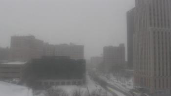 Weather camera view of Akron-Summit County Public Library.