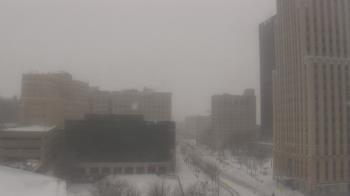 Weather camera view of Akron-Summit County Public Library.