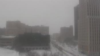 Weather camera view of Akron-Summit County Public Library.