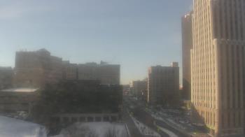 Weather camera view of Akron-Summit County Public Library.