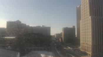 Weather camera view of Akron-Summit County Public Library.