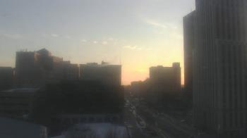 Weather camera view of Akron-Summit County Public Library.