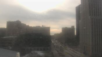 Weather camera view of Akron-Summit County Public Library.