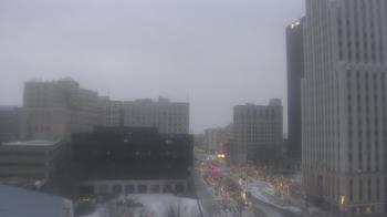 Weather camera view of Akron-Summit County Public Library.