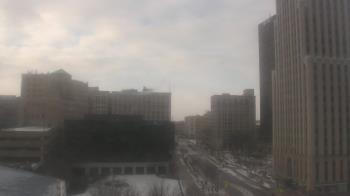 Weather camera view of Akron-Summit County Public Library.