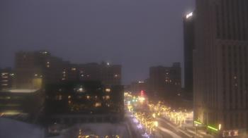 Weather camera view of Akron-Summit County Public Library.