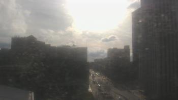 Weather camera view of Akron-Summit County Public Library.
