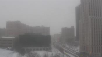 Weather camera view of Akron-Summit County Public Library.