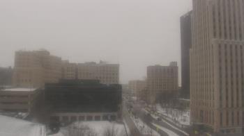 Weather camera view of Akron-Summit County Public Library.