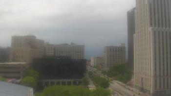 Weather camera view of Akron-Summit County Public Library.