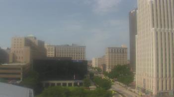Weather camera view of Akron-Summit County Public Library.