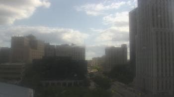 Weather camera view of Akron-Summit County Public Library.