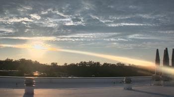 Weather camera view of Rock Ridge High School.