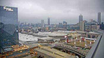 Weather camera view of Mercedes Benz Stadium.