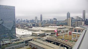 Weather camera view of Mercedes Benz Stadium.