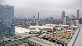 Weather camera view of Mercedes Benz Stadium.
