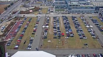 Weather camera view of Mercedes Benz Stadium.