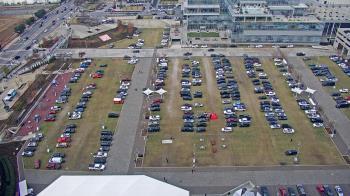 Weather camera view of Mercedes Benz Stadium.