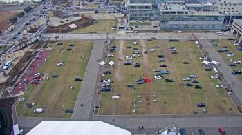 Weather camera view of Mercedes Benz Stadium.