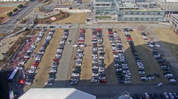 Weather camera view of Mercedes Benz Stadium.