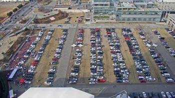 Weather camera view of Mercedes Benz Stadium.