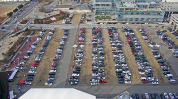 Weather camera view of Mercedes Benz Stadium.