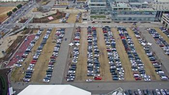 Weather camera view of Mercedes Benz Stadium.