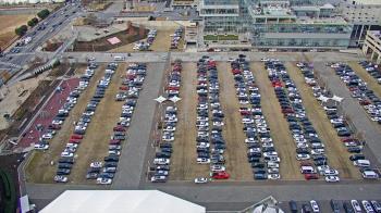 Weather camera view of Mercedes Benz Stadium.