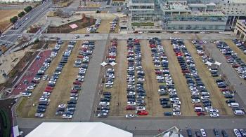 Weather camera view of Mercedes Benz Stadium.