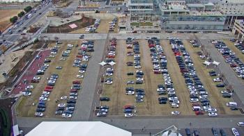 Weather camera view of Mercedes Benz Stadium.