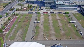 Weather camera view of Mercedes Benz Stadium.