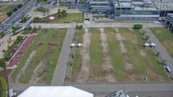 Weather camera view of Mercedes Benz Stadium.